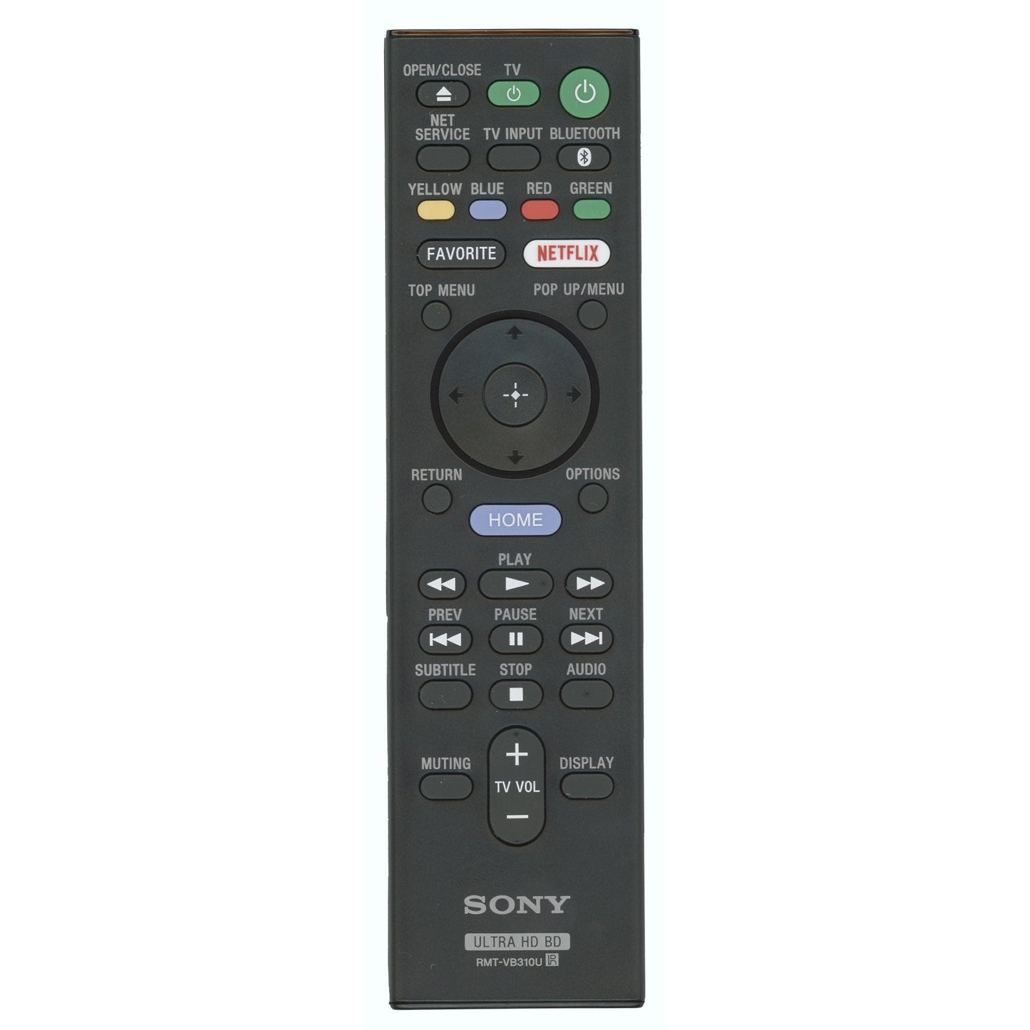 Sony RMTVB310U Ultra HD Blu-ray Disc Player Remote Control – 149328411 (RMT-VB310U)