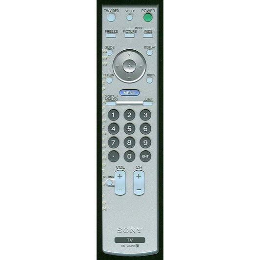 Sony RM-YD012 TV Remote Control - RMYD012