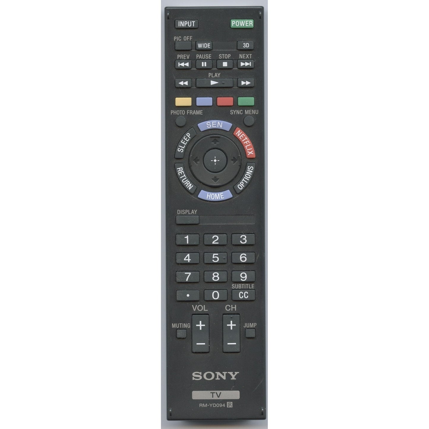 Sony RM-YD094 TV Remote Control - RMYD094