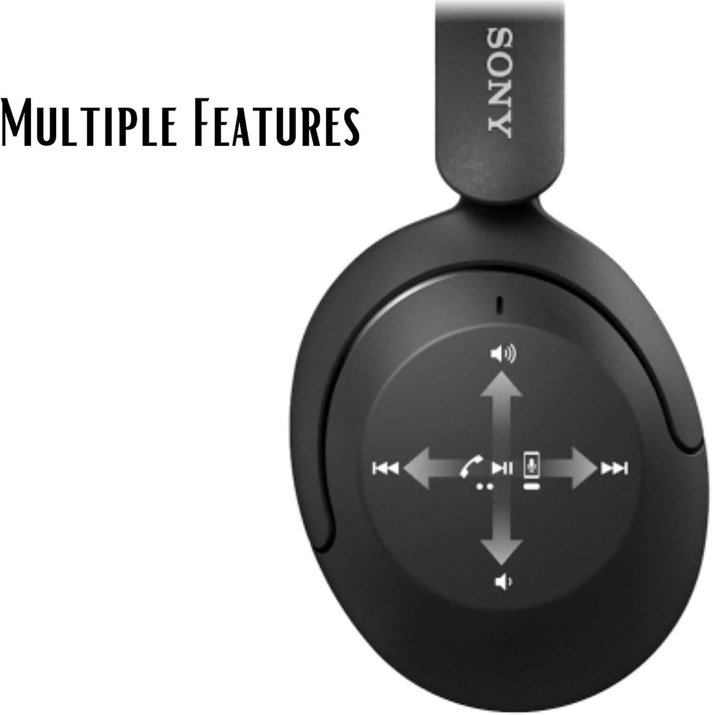 Sony Wireless Noise Cancelling Headphones WH-XB910N Bluetooth Headset + NeeGo 3.5mm Extension (Refurbished)