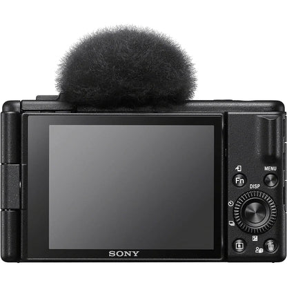Sony ZV-1F Vlog Camera for Content Creators and Vloggers Black  (Refurbished)