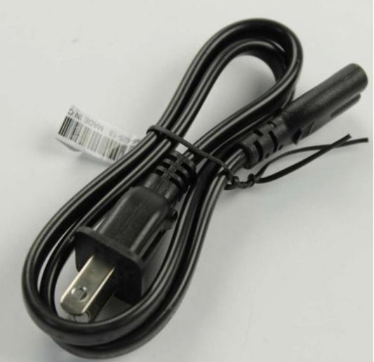 Sony 184642513 TV Power Cable | 5FT 2-Prong to C7 Figure-8 Non-Polarized Cord - 1-846-425-13