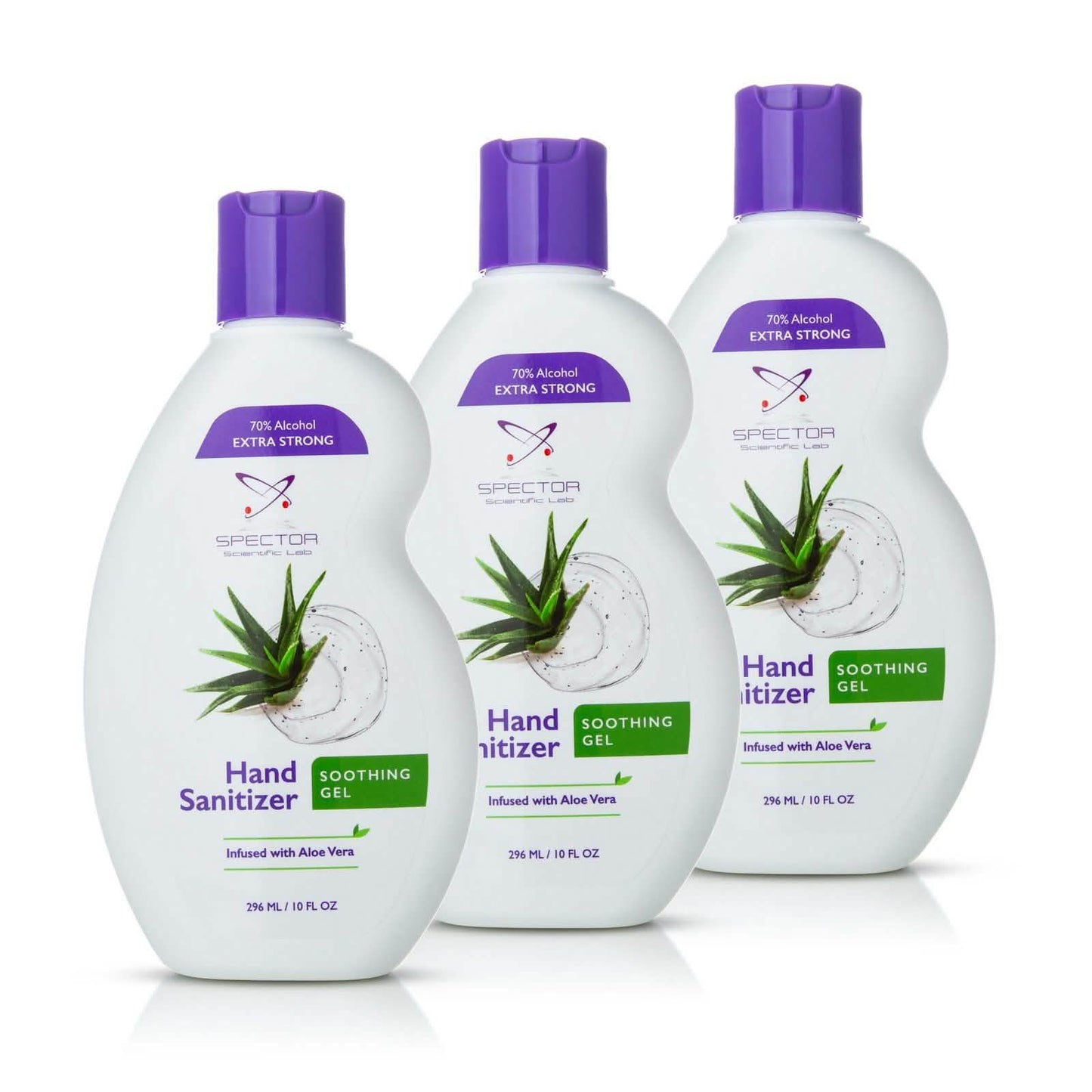 Soothing Gel Hand Sanitizer with Aloe Vera and 70% Alcohol