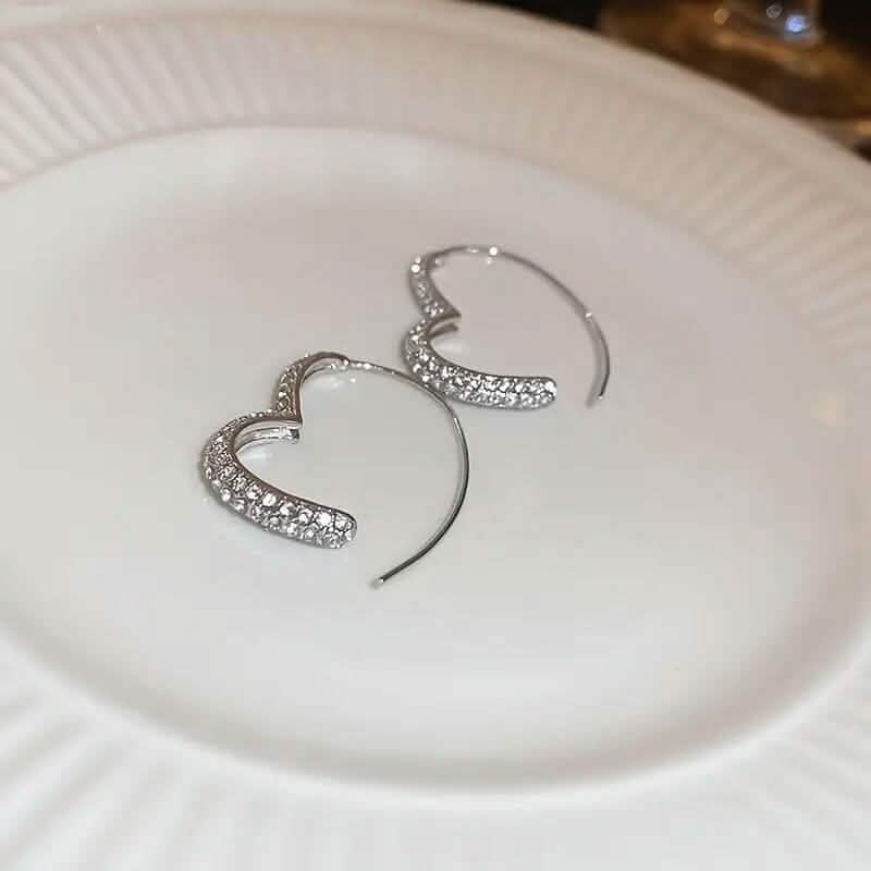 Sparkling Silver Earrings for Women