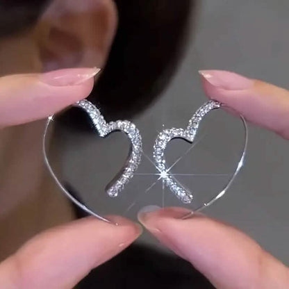 Sparkling Silver Earrings for Women