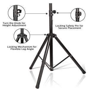 Speaker Tripod Stand Adjustable Height Heavy Duty Holder