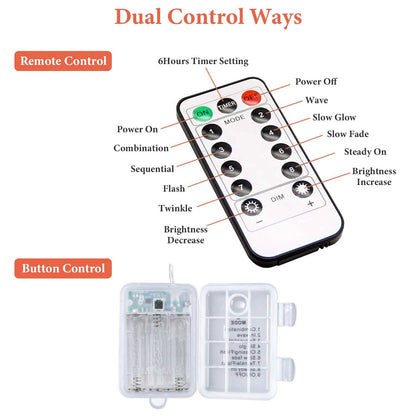 Spider Web Light with Hairy Spider 70LED Battery Powered Remote Control 8 Lighting Modes