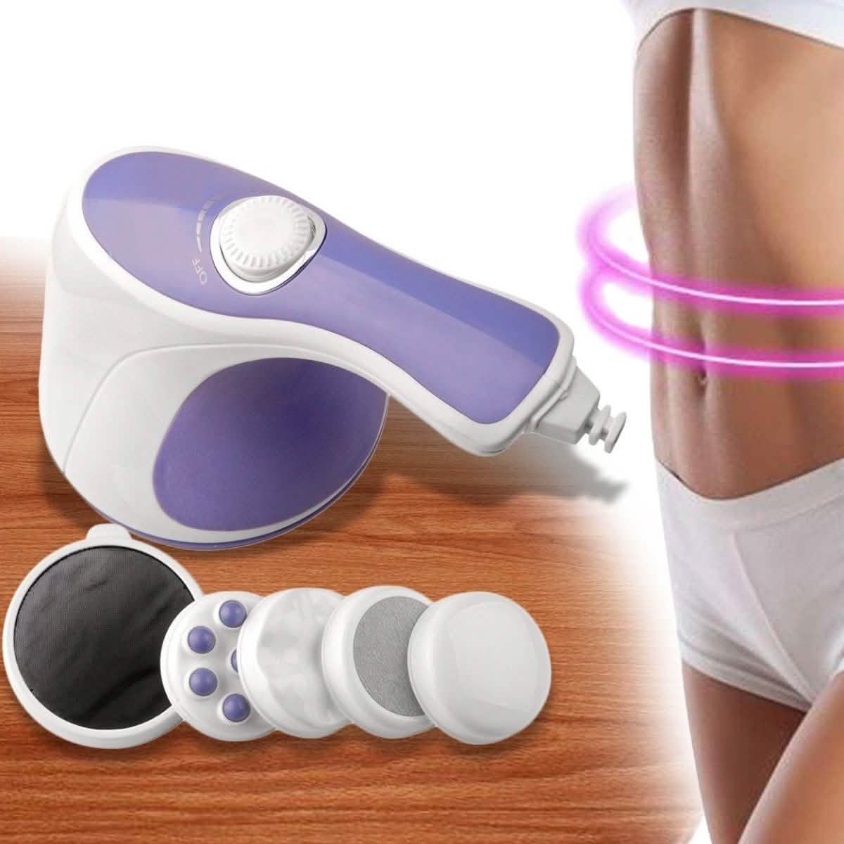 Spin and Tone Anti-Cellulite 5-Head Massager