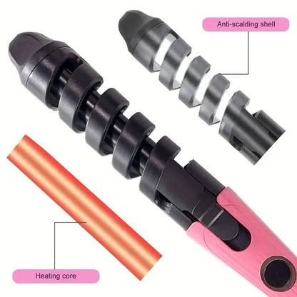 Spiral Curl Professional Hair Curling Wand