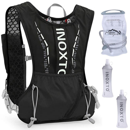 Sport Hydration Vest Running Backpack with 15oz, 50oz Water Bladder