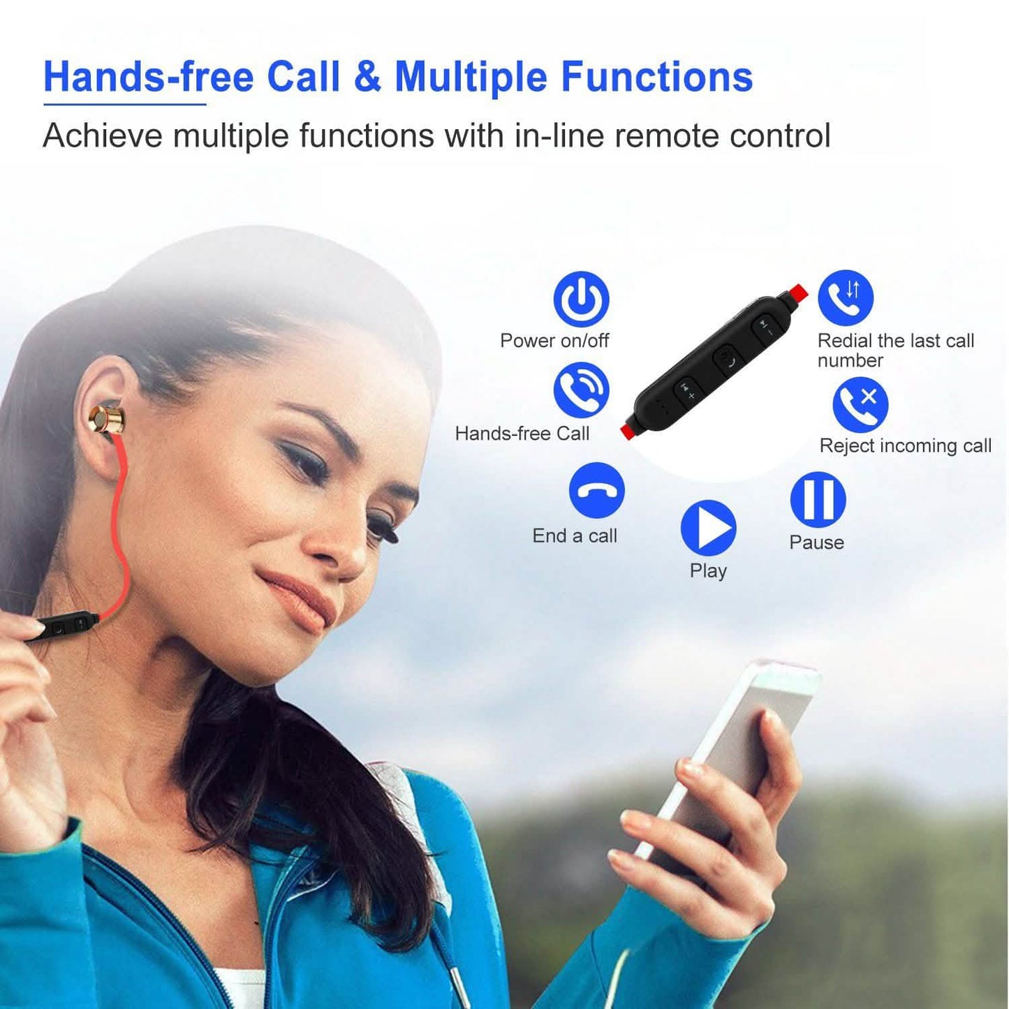 Sports Headset Wireless V4.1 In-Ear Headphones