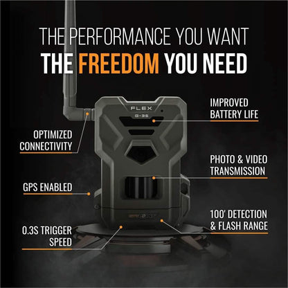 SPYPOINT Flex G-36 Cellular Trail Camera, 36MP Photos and 1080p Videos w/Sound (Refurbished)