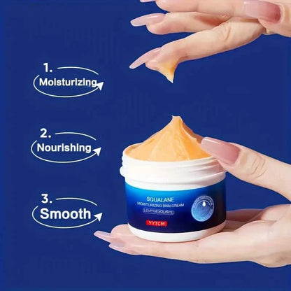 Squalane Moisturizing Skin Cream for Dry, Cracked Feet and Hands