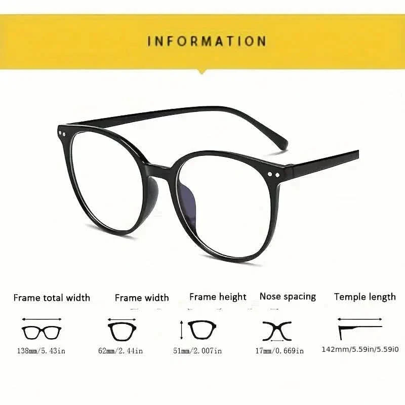 Square Anti-Blue Light Glasses - Lightweight and Comfortable
