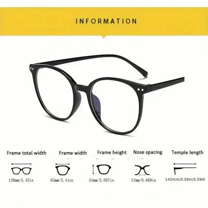 Square Anti-Blue Light Glasses - Lightweight and Comfortable