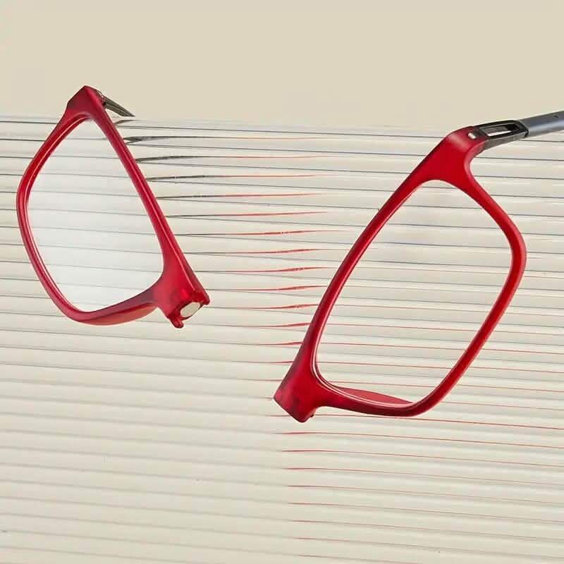 Square Magnetic Neck Fashion Reading Glasses