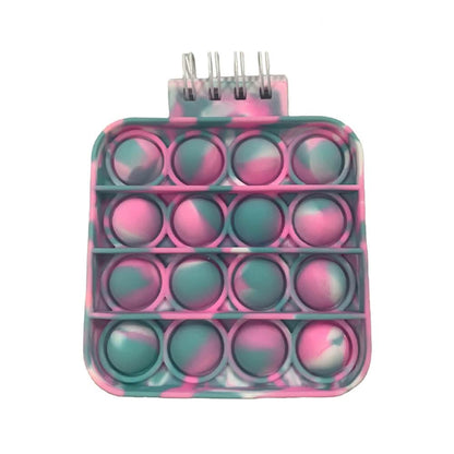 Square Push Pop Anti-Stress Notebook