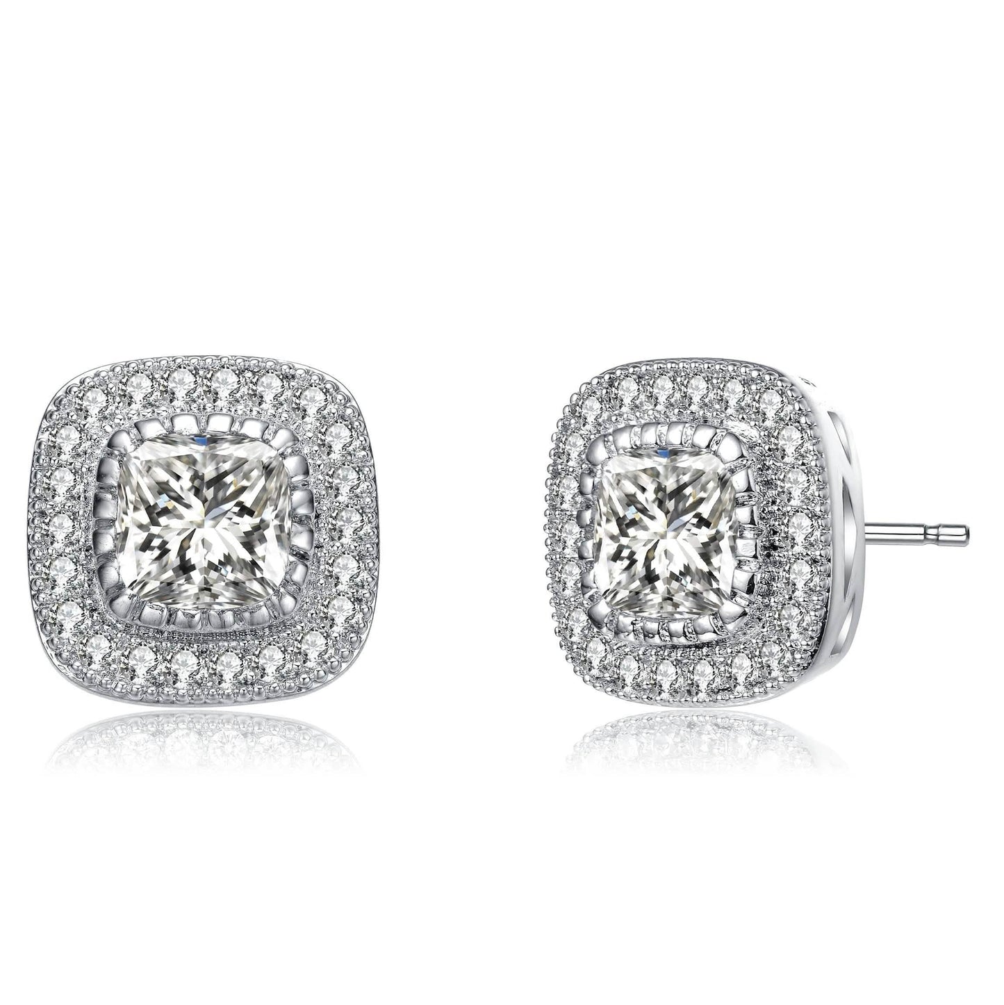 Square Stud Earrings