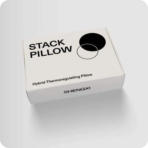 Stack Pillow with Dual Layers Balance, Adjustable Height, Suitable for All Sleeping Positions