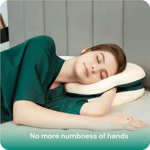 Stack Pillow with Dual Layers Balance, Adjustable Height, Suitable for All Sleeping Positions