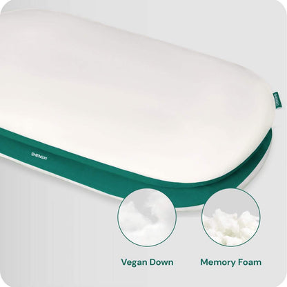 Stack Pillow with Dual Layers Balance, Adjustable Height, Suitable for All Sleeping Positions