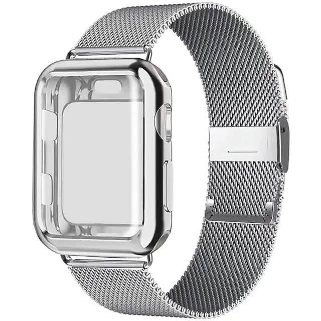 Stainless Steel Adjustable Wrist Strap with Screen Protector