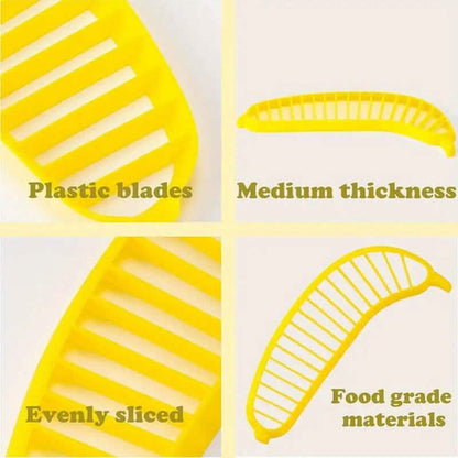 Stainless Steel Blade Banana Slicer