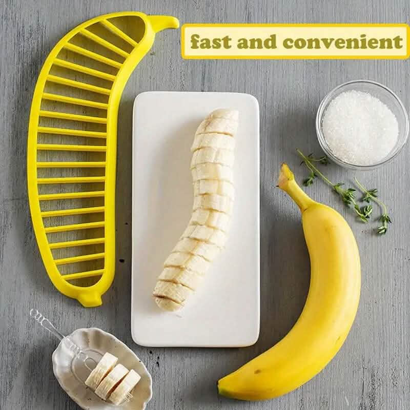Stainless Steel Blade Banana Slicer
