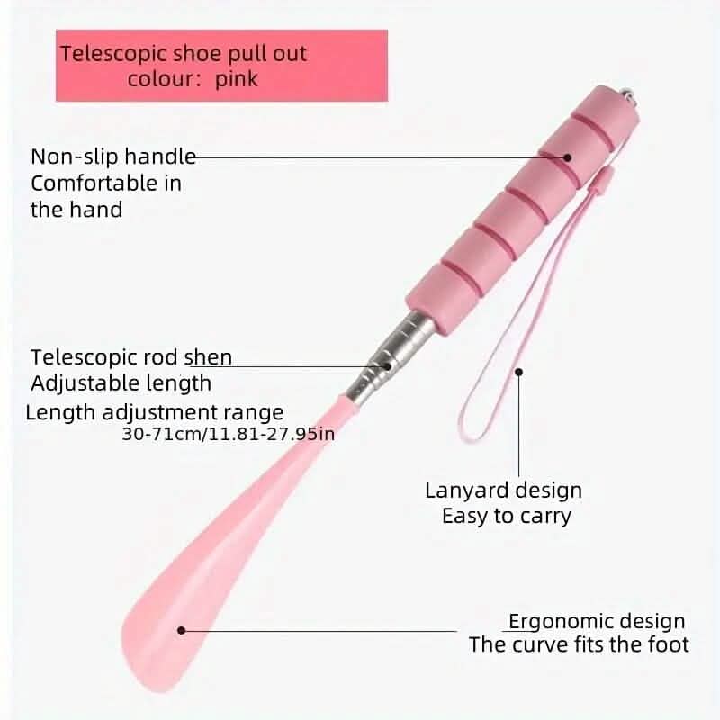 Stainless Steel Extendable Telescopic Shoe Horn