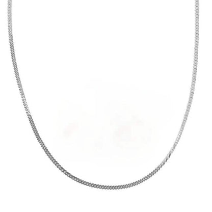 Stainless Steel Flat Snake Bone Chain Necklace