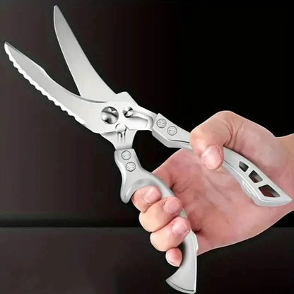 Stainless Steel Heavy-Duty Kitchen Non-Slip Grip Scissors