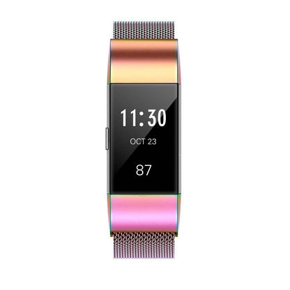Stainless Steel Mesh Milanese Loop Band for Fitbit Charge 2