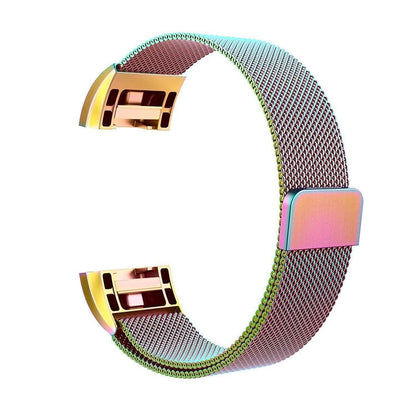 Stainless Steel Mesh Milanese Loop Band for Fitbit Charge 2