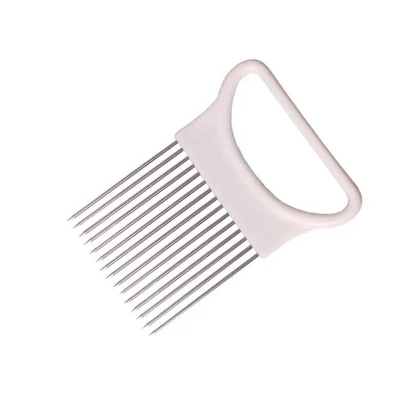 Stainless Steel Onion Needle Fork Vegetable Fruit Slicer