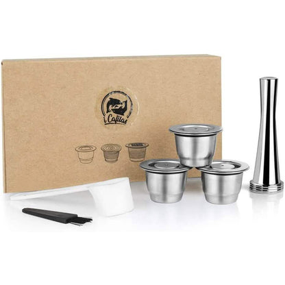 Stainless Steel Refillable Coffee Espresso Capsules