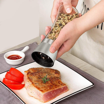 Stainless Steel Salt Pepper Grinder with Adjustable Coarseness