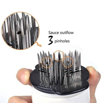 Stainless Steel Seasoning and Marinade Injector Needle Meat Tenderizer