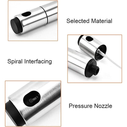 Stainless Steel Sprayer Dispenser, Dressing Spray Grilling Olive Oil