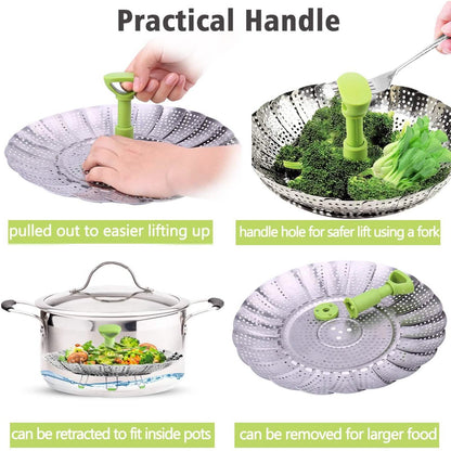 Stainless Steel Vegetable Steamer Basket