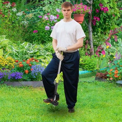 Standup Aluminum Weed Puller with 4 Claws