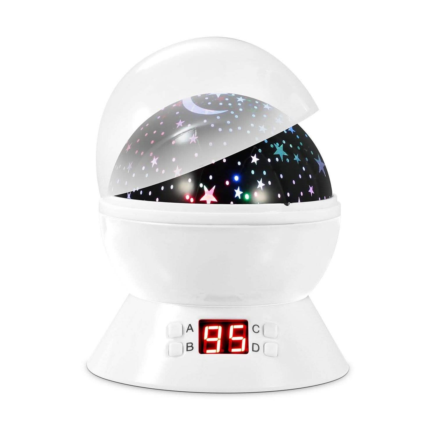 Star Moon LED Projector Lamp Kids Night Light