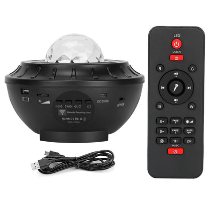 Star Projector Lamp RGBW Wireless Music Speaker Night Light