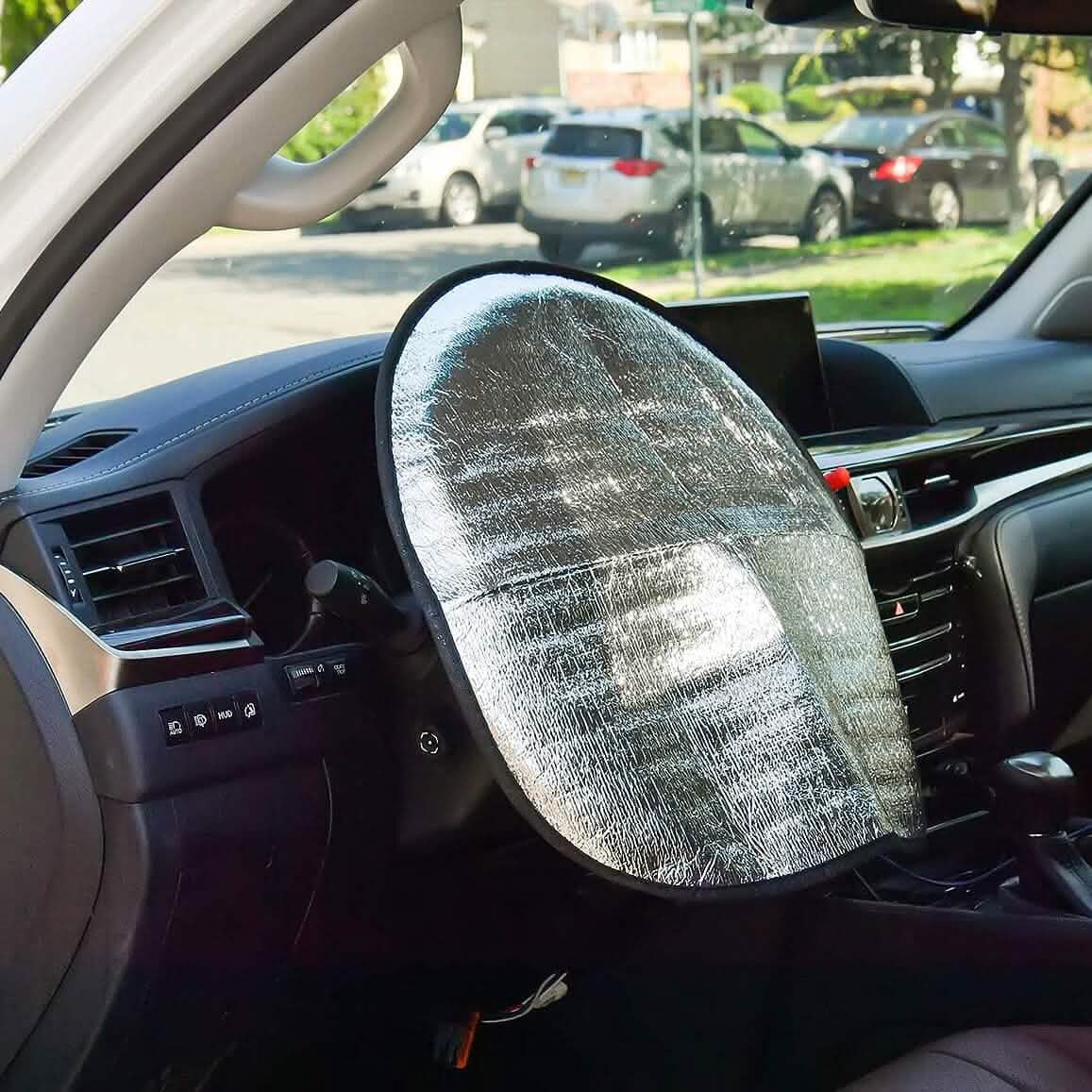 Steering Wheel Sun Protection Heat Reflective Cover Protector Cover