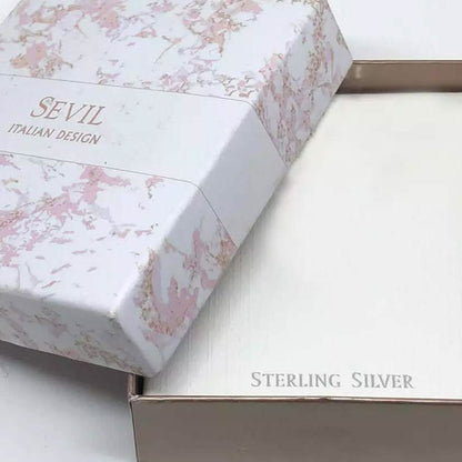 Sterling Silver Diamond Cut Hoop Earrings by Sevil 925