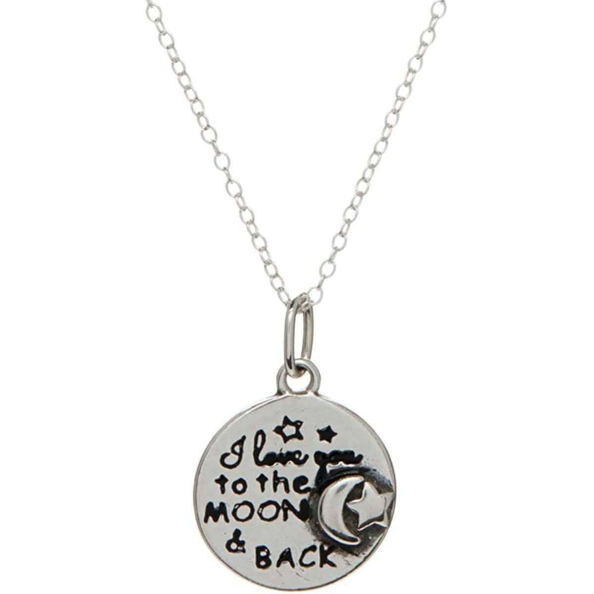 Sterling Silver Inspirational Pendant Necklace