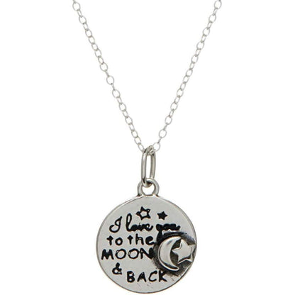 Sterling Silver Inspirational Pendant Necklace