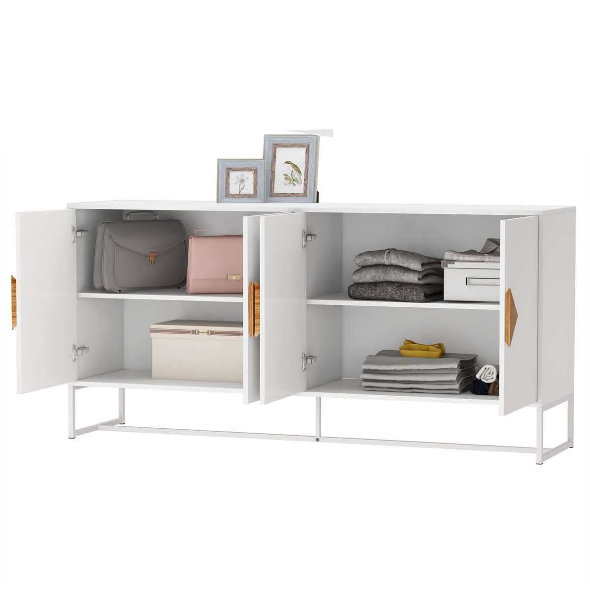 Storage Sideboard Cabinet White