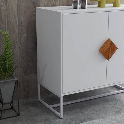 Storage Sideboard Cabinet White