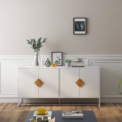 Storage Sideboard Cabinet White