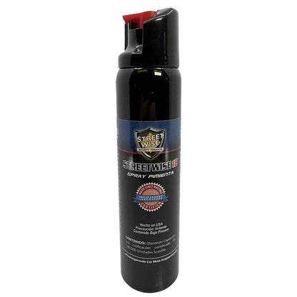Streetwise 18 Pepper Spray 4.4 oz. Twist Lock (With Spanish Label And Back Card)